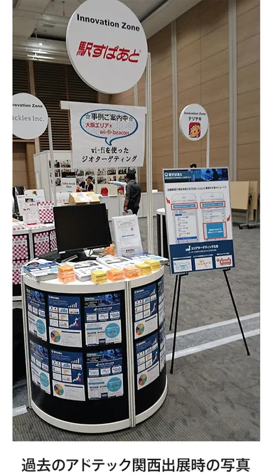 過去のアドテック関西出展時の写真