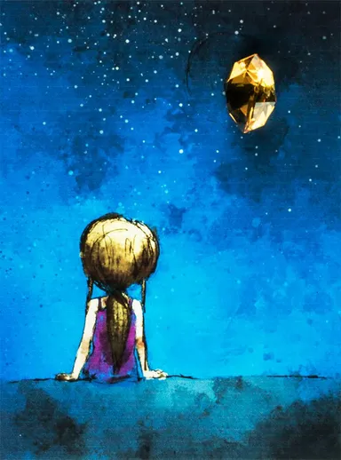 欠けた宝石をもちいた絵(2)