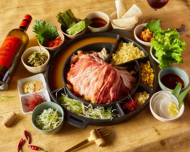 チーズ手巻き焼肉(3)