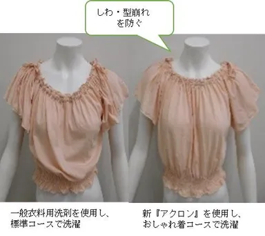 しわ・型崩れを防ぐ効果