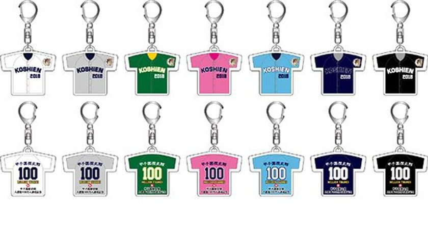 甲子園歴史館
7月下旬頃に　開業以来の入館者数が100万人を達成見込み！！
～100万人を記念して「オリジナルユニフォームキーホルダー」を
プレゼントします～