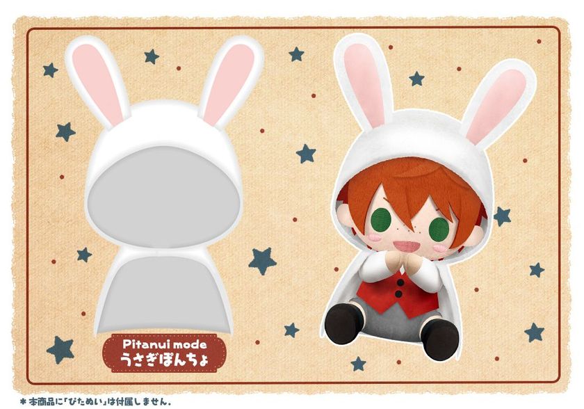 ぴたぬいのお洋服シリーズ「Pitanui mode」が登場！
第一弾はうさぎ、くま、ねこの「ぽんちょ」！