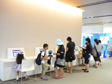 塩のことが学べる「パソコンクイズ」もあります！