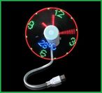 世界初！”時計機能”と”温度表示”を搭載したUSB扇風機 「LED 時計＆温度計 USB扇風機」を7月9日に新発売！