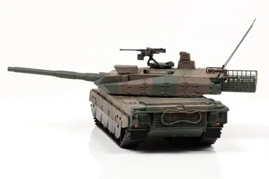 10式戦車：左後(砲塔可動)