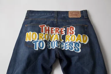 ジーンズプリント例1