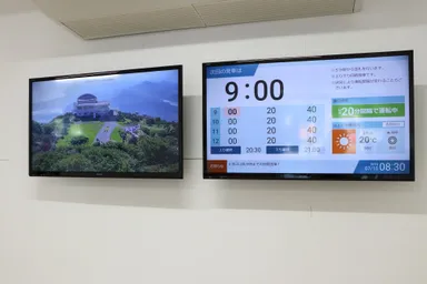 改札口ディスプレイ