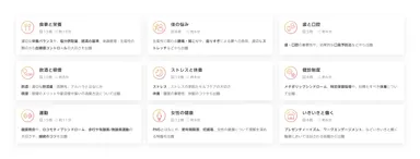 ウェルネスラーニングカテゴリー