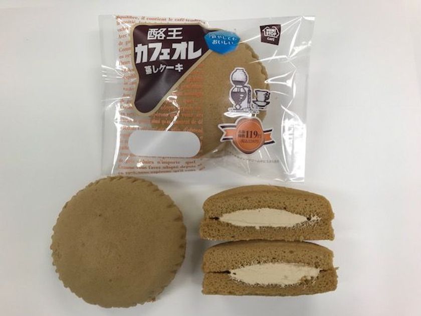 東北地区限定　「酪王」コラボ商品　第４弾！
冷やしておいしい「酪王カフェオレ蒸しケーキ」新発売