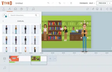 キャクターも数百種類　カスタマイズも可能