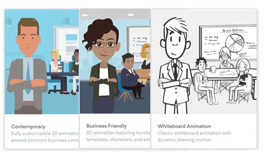 3つのイメージから選択できます