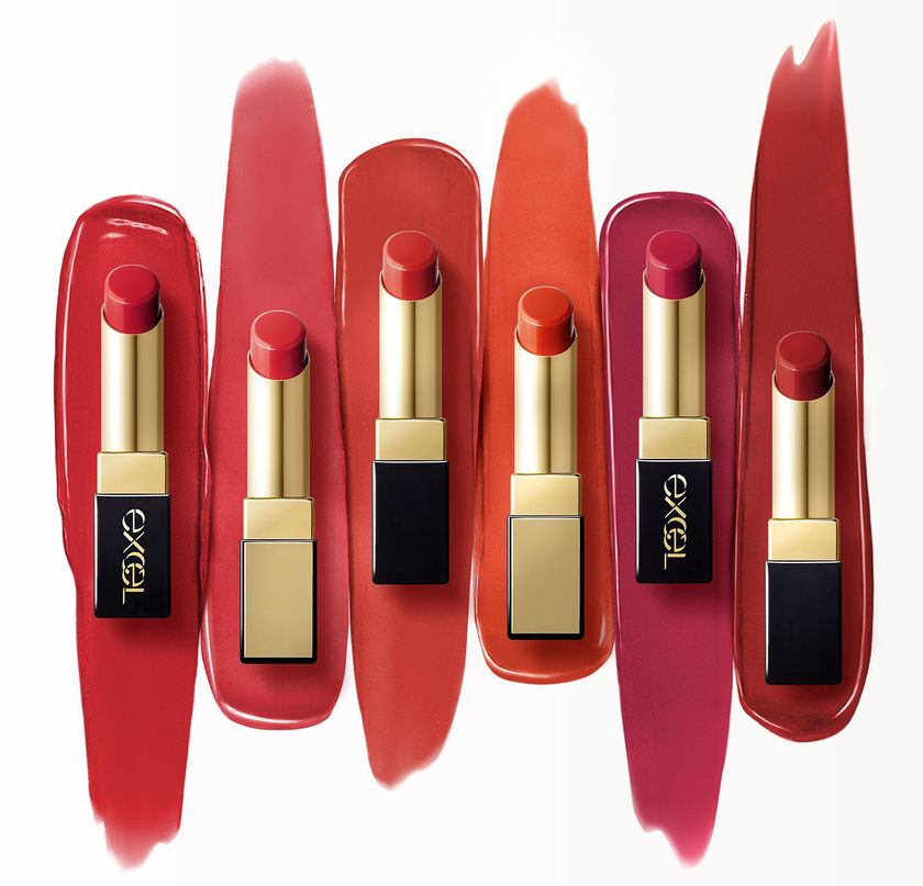 【10月16日】メイクアップブランド『エクセル』から、
リッチなツヤと美発色を叶える
トリートメント感覚「リップ」 発売