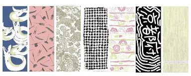 【東京江戸ウィーク出展】京都に関するリサーチをもとにデザインした手ぬぐい 1枚1,280円(税抜)