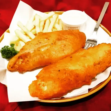 パブの定番フィッシュアンドチップス