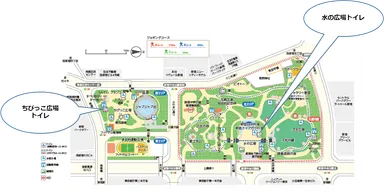 新宿中央公園 全体図