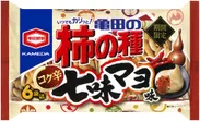 182g 亀田の柿の種 コク辛七味マヨ味 6袋詰