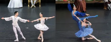 公演の様子(左：二山氏、右：中尾氏)