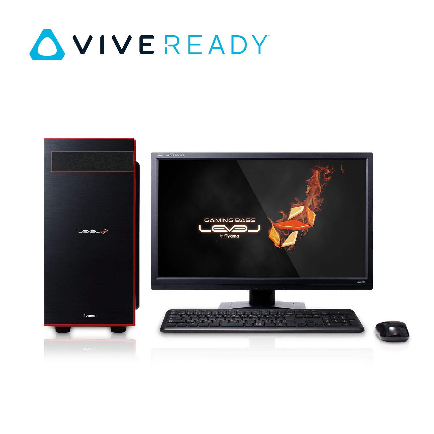 PC/タブレット デスクトップ型PC iiyama PC「LEVEL∞（レベル インフィニティ）」にて販売中のミドル 