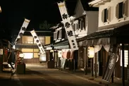 夜の映画村(江戸の町)