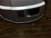QRコード印字のヘルメット