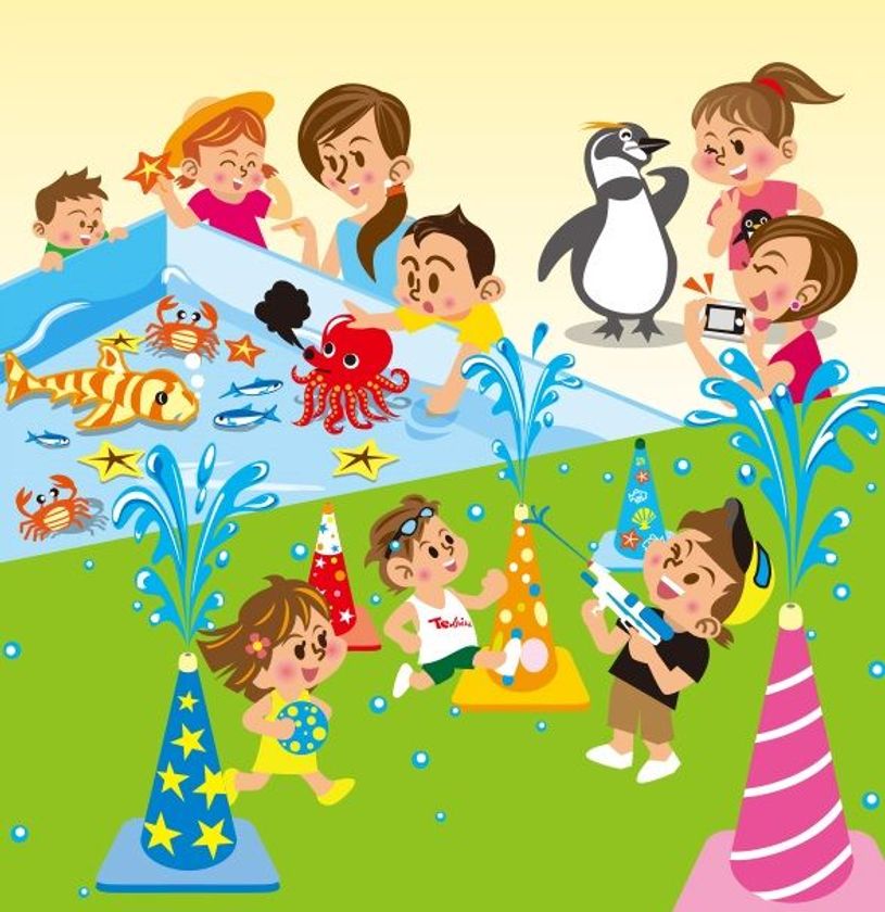 Ｗｅｌｃｏｍｉｎｇアベノ・天王寺キャンペーン
アベノ・天王寺で水あそびイベントを開催！
