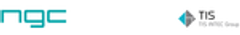 株式会社エヌジーシー、TIS株式会社のロゴ