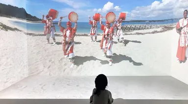 プロジェクションVRシアターの様子