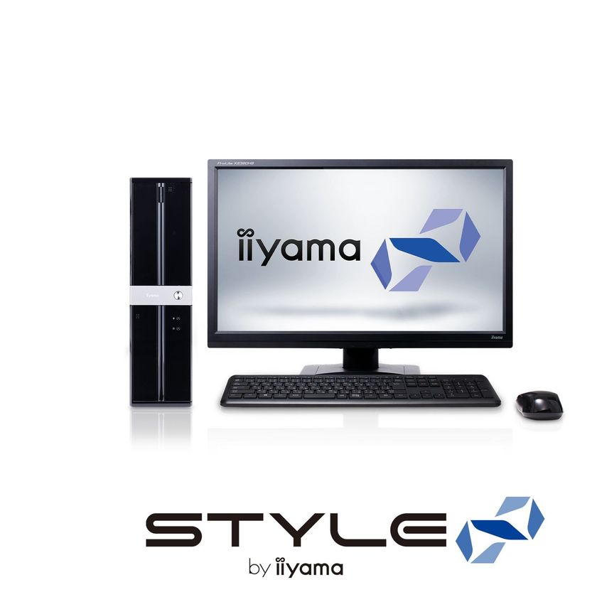 iiyama PC「STYLE∞（スタイル インフィニティ）」より
インテル(R) Pentium(R) Goldプロセッサーを搭載した
リーズナブルな価格のスリムパソコンを発売