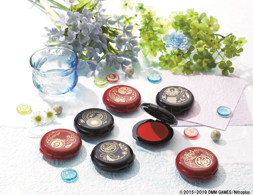 「刀剣乱舞-ONLINE-」頬や唇を彩るコスメに新ラインナップ
　燭台切光忠・宗三左文字など刀剣男士6振りをイメージ