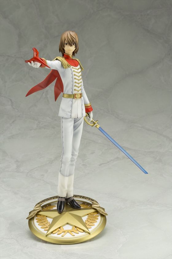 大人気ゲーム『ペルソナ5』より明智吾郎の怪盗ver.が
「ARTFX J」シリーズに登場！
衣装の細かい装飾や総攻撃フィニッシュ時のイラストをイメージした台座などこだわりの造り込み！