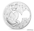 50ユーロカラー銀貨　表面