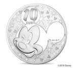 10ユーロカラー銀貨　表面