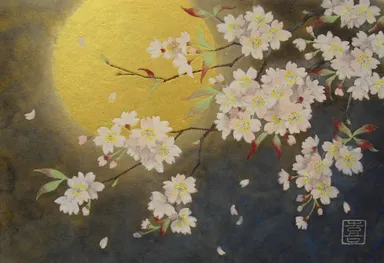 優秀賞「宵桜」(福井 喜代子さん)