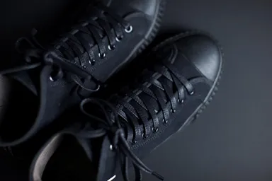 BLACK 150　WAX' SHOELACE