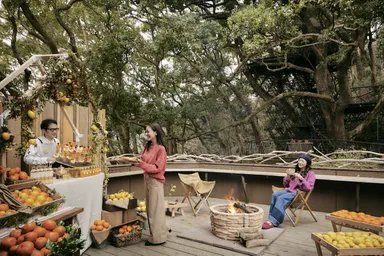 【リゾナーレ熱海】フルーツバーベキュー全景