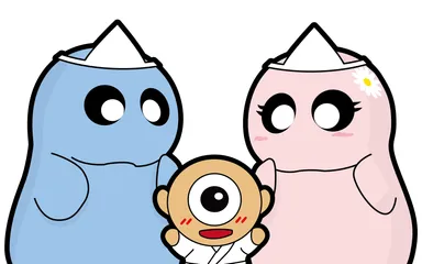 おばけパレオくん＆パレナちゃんイメージ