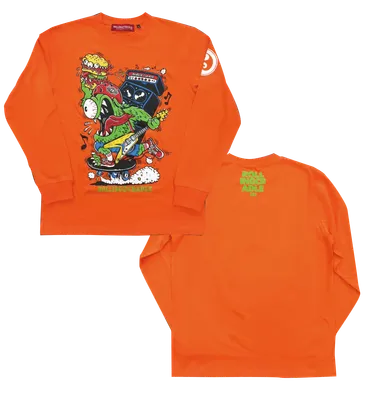 【232-3495】SKATE BURGER CYCLOPS LONG T-SHIRT