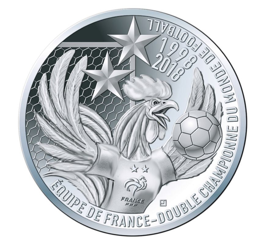 サッカー・フランス代表の優勝記念コイン 8月10日緊急発売！～20年ぶり 