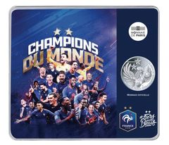 サッカー・フランス代表の優勝記念コイン 8月10日緊急発売！～20年ぶり2回目の大会制覇を称えて～