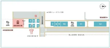 「TauT(トート)阪急洛西口」第1期エリアの区画図