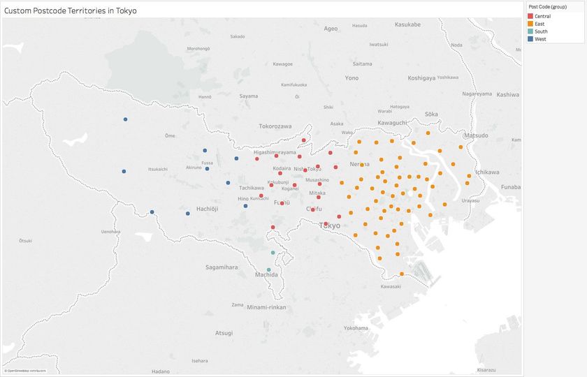 インクリメントＰ、BIツール「Tableau」向けに地図データを提供開始