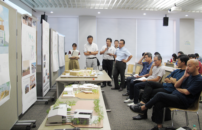 明大建築／計画・設計スタジオワークス展 2018 SUMMER
９月10日（月）まで、生田キャンパスにて開催中