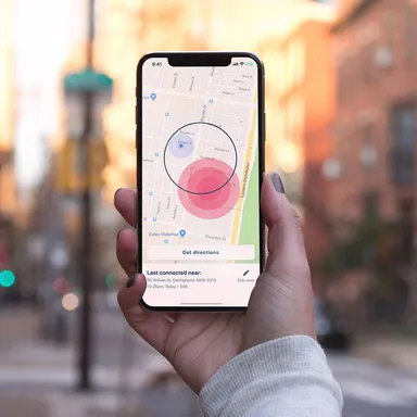 スマートフォンアプリで位置を確認