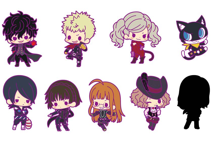 大人気アニメ『PERSONA5 the Animation』より、
ラバーストラップが登場！
「心の怪盗団」を結成して、一緒に「オタカラ」を盗み出そう！