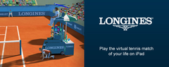 楽天ジャパンオープンテニスの公式パートナーであるロンジン、
iPadアプリ「プロテニスHD」にスポンサーシップ