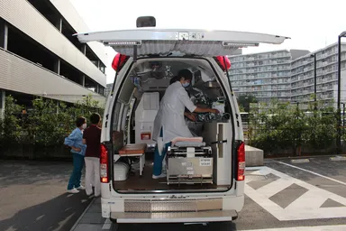 モービルCCU出動訓練03