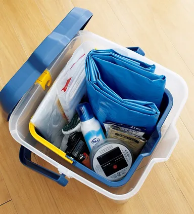 自宅避難もこれがあれば安心　非常用バケツセット ／セット内容