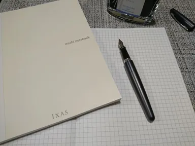 A5 washi notebook 方眼