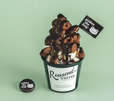 かえるのピクルスコラボ限定コーヒーソフトクリーム