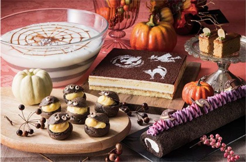 ビュッフェにおばけ襲来！？林檎に葡萄に、秋を満喫＜9・10月限定＞
「HALLOWEEN×AUTUMN　DESSERT」 2018年9月1日（土）より
ビュッフェ&カフェレストラン「ナイト&デイ」にて